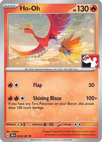 Ho-Oh - Prize Pack Series Cards Pokémon trading card