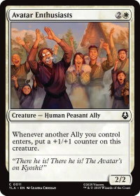 Avatar Enthusiasts - Avatar: The Last Airbender (TLA) #11 - Common Magic: The Gathering Trading Card