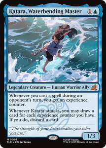 Katara, Waterbending Master - Avatar: The Last Airbender: Eternal-Legal (TLE) #93 - Mythic Rare Magic: The Gathering Trading Card