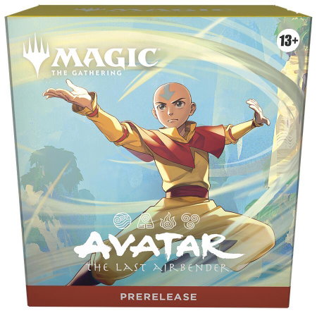 Avatar: The Last Airbender - Prerelease Pack (Aang - White) trading card from Avatar: The Last Airbender Avatar: The Last Airbender - Prerelease Pack (Aang - White) - Avatar: The Last Airbender Magic: The Gathering trading card