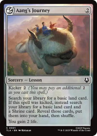 Aang's Journey - Avatar: The Last Airbender (TLA) #1 - Common Magic: The Gathering Trading Card