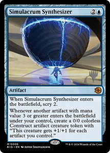 Simulacrum Synthesizer - Promo Pack: Edge of Eternities (PPEOE) #6 - Mythic Rare Magic: The Gathering Trading Card