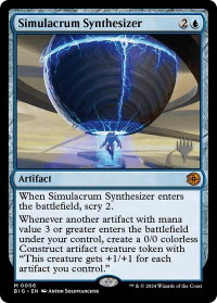 Simulacrum Synthesizer - Promo Pack: Edge of Eternities (PPEOE) #6 - Mythic Rare Magic: The Gathering Trading Card