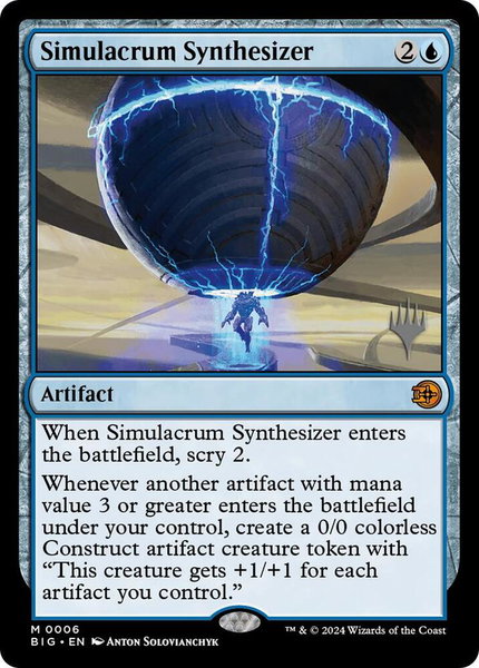 Simulacrum Synthesizer - Promo Pack: Edge of Eternities Magic: The Gathering trading card