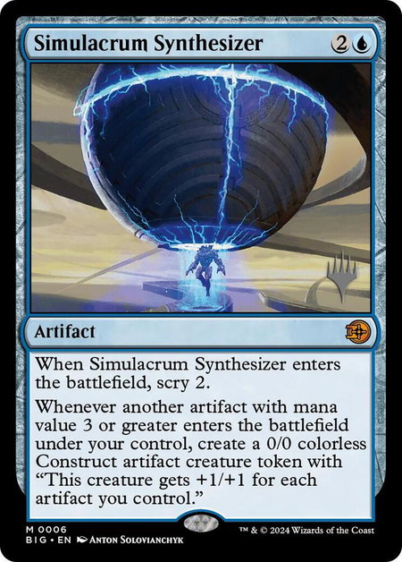 Simulacrum Synthesizer - Promo Pack: Edge of Eternities Magic: The Gathering trading card