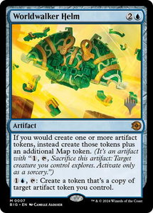 Worldwalker Helm - Promo Pack: Edge of Eternities (PPEOE) #7 - Mythic Rare Magic: The Gathering Trading Card