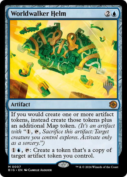 Worldwalker Helm - Promo Pack: Edge of Eternities Magic: The Gathering trading card