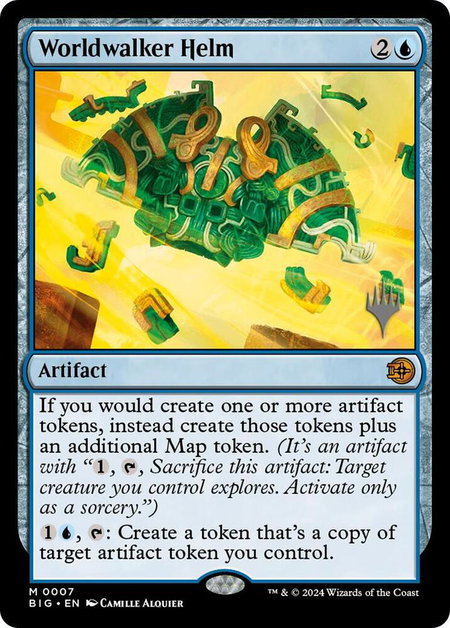 Worldwalker Helm - Promo Pack: Edge of Eternities Magic: The Gathering trading card