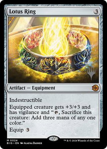 Lotus Ring - Promo Pack: Edge of Eternities (PPEOE) #24 - Mythic Rare Magic: The Gathering Trading Card