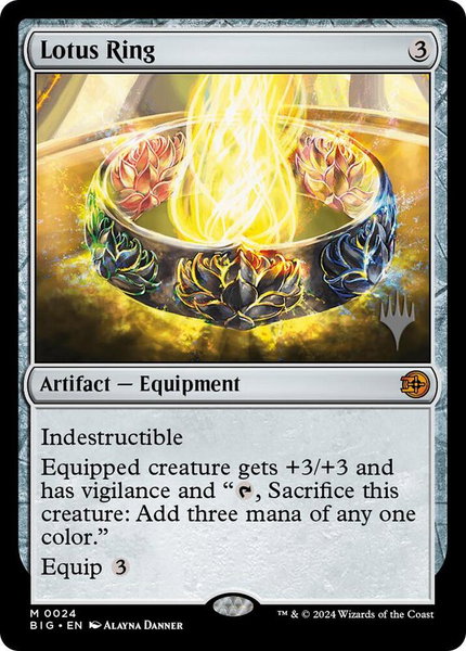 Lotus Ring - Promo Pack: Edge of Eternities Magic: The Gathering trading card