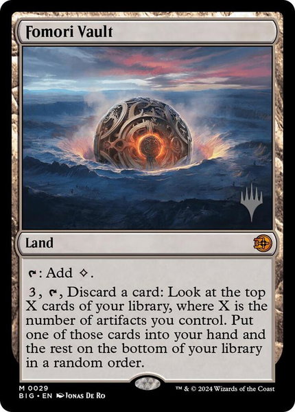 Fomori Vault trading card from Promo Pack: Edge of Eternities Fomori Vault - Promo Pack: Edge of Eternities Magic: The Gathering trading card