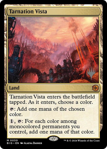 Tarnation Vista - Promo Pack: Edge of Eternities Magic: The Gathering trading card