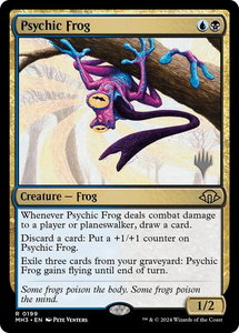 Psychic Frog - Promo Pack: Edge of Eternities (PPEOE) #199 - Rare Magic: The Gathering Trading Card