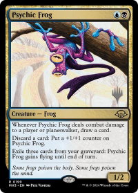 Psychic Frog - Promo Pack: Edge of Eternities (PPEOE) #199 - Rare Magic: The Gathering Trading Card