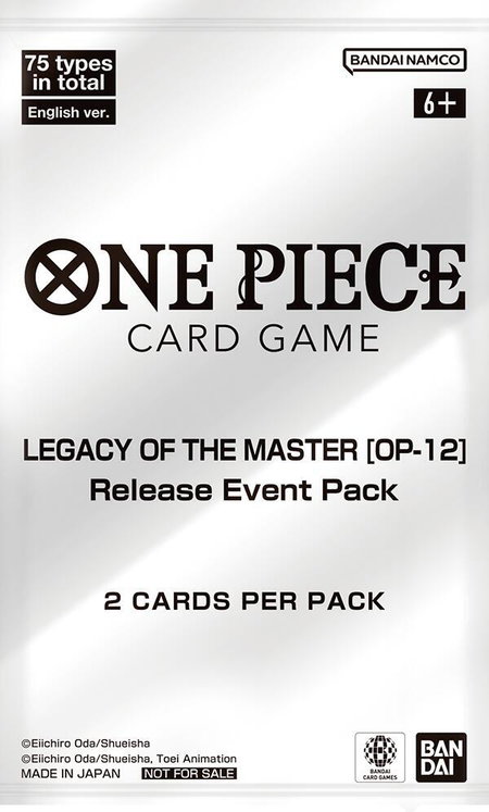 Legacy of the Master - Release Event Pack - Legacy of the Master Release Event Cards One Piece trading card