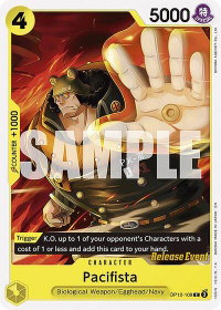 Pacifista - Legacy of the Master Release Event Cards (OP12 RE) #OP12-109 - Common One Piece Trading Card