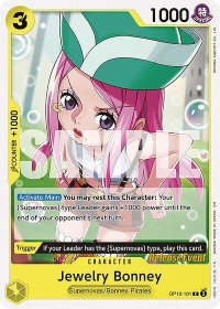 Jewelry Bonney (101) - Legacy of the Master Release Event Cards (OP12 RE) #OP12-101 - Common One Piece Trading Card