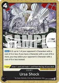 Ursa Shock - Legacy of the Master Release Event Cards (OP12 RE) #OP12-096 - Common One Piece Trading Card