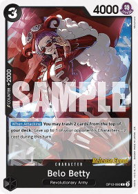 Belo Betty - Legacy of the Master Release Event Cards (OP12 RE) #OP12-090 - Common One Piece Trading Card