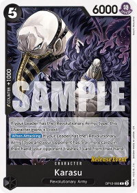 Karasu - Legacy of the Master Release Event Cards (OP12 RE) #OP12-085 - Common One Piece Trading Card