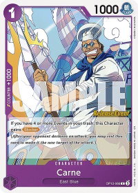 Carne - Legacy of the Master Release Event Cards (OP12 RE) #OP12-066 - Common One Piece Trading Card