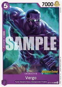 Vergo - Legacy of the Master Release Event Cards (OP12 RE) #OP12-064 - Common One Piece Trading Card