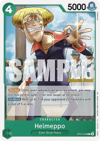 Helmeppo - Legacy of the Master Release Event Cards (OP12 RE) #OP12-033 - Common One Piece Trading Card