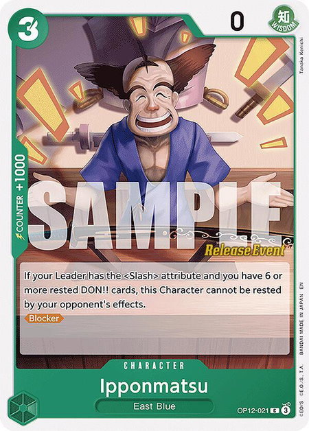 Ipponmatsu trading card from Legacy of the Master Release Event Cards Ipponmatsu - Legacy of the Master Release Event Cards One Piece trading card