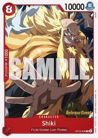 Shiki - Legacy of the Master Release Event Cards (OP12 RE) #OP12-005 - Common One Piece Trading Card