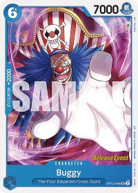 Buggy (049) - Legacy of the Master Release Event Cards (OP12 RE) #OP12-049 - Uncommon One Piece Trading Card