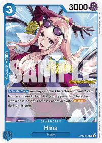 Hina - Legacy of the Master Release Event Cards (OP12 RE) #OP12-051 - Uncommon One Piece Trading Card