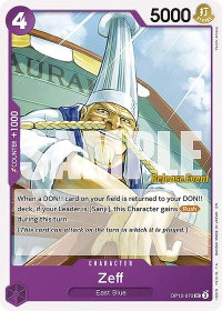 Zeff - Legacy of the Master Release Event Cards (OP12 RE) #OP12-072 - Uncommon One Piece Trading Card