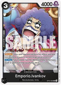 Emporio.Ivankov (084) - Legacy of the Master Release Event Cards (OP12 RE) #OP12-084 - Uncommon One Piece Trading Card