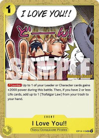 I Love You!! - Legacy of the Master Release Event Cards (OP12 RE) #OP12-115 - Uncommon One Piece Trading Card