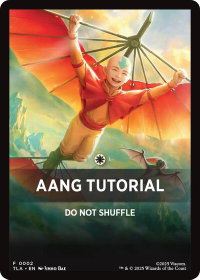 Aang Tutorial Theme Card - Avatar: The Last Airbender (TLA) #2 - Token Magic: The Gathering Trading Card