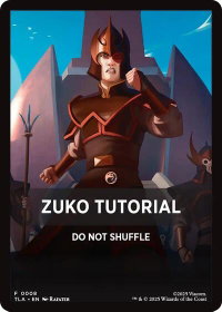 Zuko Tutorial Theme Card - Avatar: The Last Airbender (TLA) #8 - Token Magic: The Gathering Trading Card