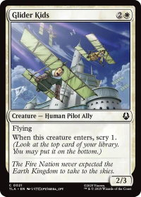 Glider Kids - Avatar: The Last Airbender (TLA) #21 - Common Magic: The Gathering Trading Card