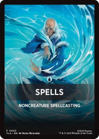 Spells Theme Card - Avatar: The Last Airbender (TLA) #3 - Token Magic: The Gathering Trading Card