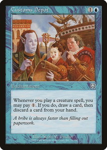 Customs Depot - Mercadian Masques (MMQ) #71 - Uncommon Magic: The Gathering Trading Card