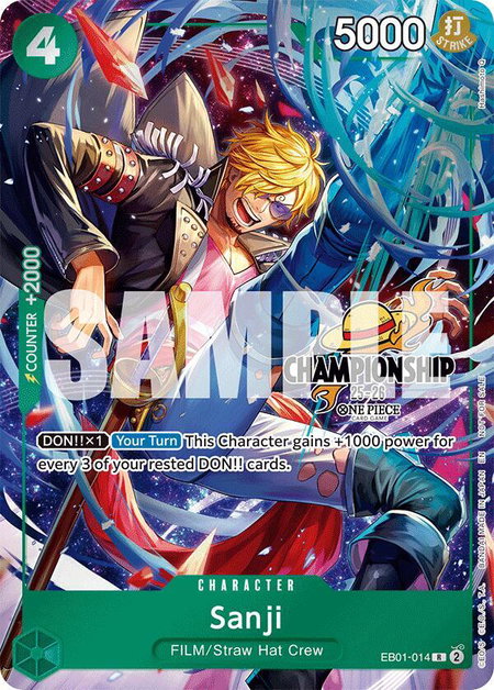 Sanji (CS 25-26 Celebration Pack) - One Piece Promotion Cards One Piece trading card