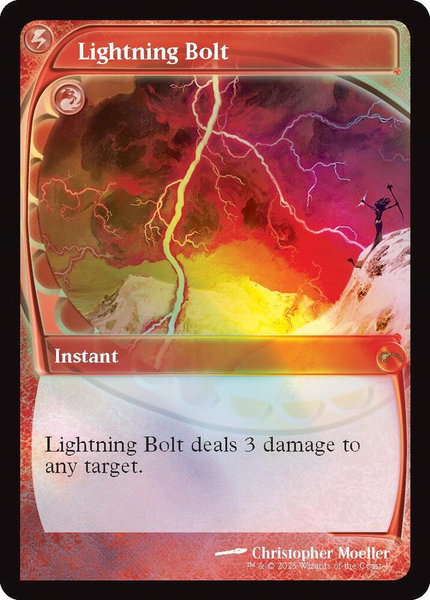 Lightning Bolt (Future Sight) trading card from MagicFest Cards Lightning Bolt (Future Sight) - MagicFest Cards Magic: The Gathering trading card