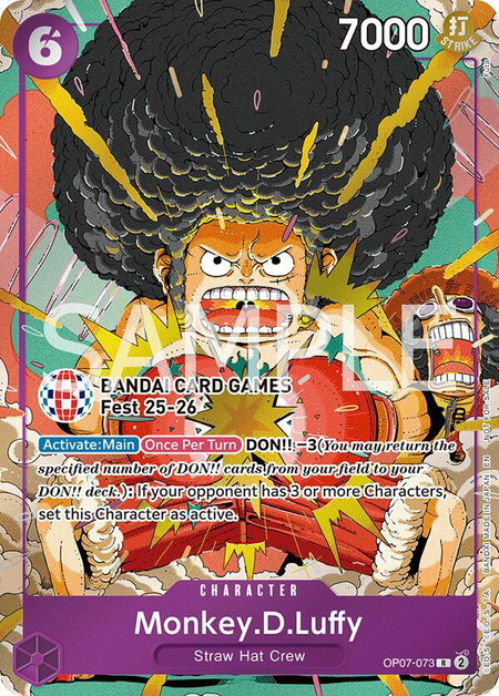 Monkey.D.Luffy (BANDAI Card Games Fest 25-26) - One Piece Promotion Cards One Piece trading card