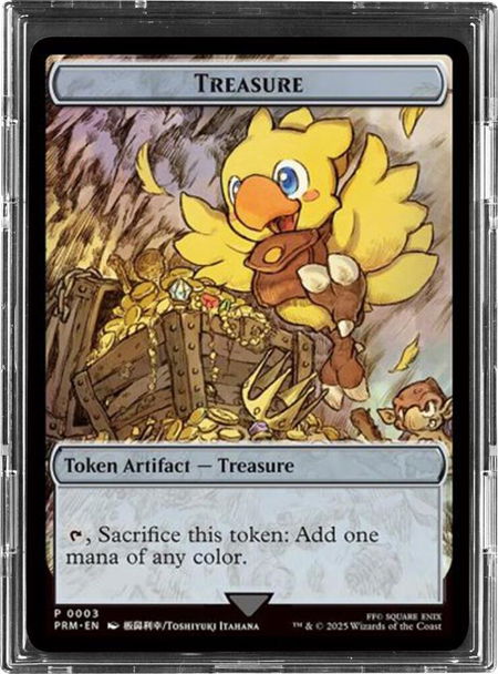 Treasure Token (Metal Promo) trading card from WPN & Gateway Promos Treasure Token (Metal Promo) - WPN & Gateway Promos Magic: The Gathering trading card