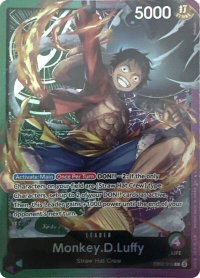 Monkey.D.Luffy (Sound Loader - Luffy Edition 2025) - One Piece Promotion Cards (OP-PR) #EB02-010 - Leader One Piece Trading Card