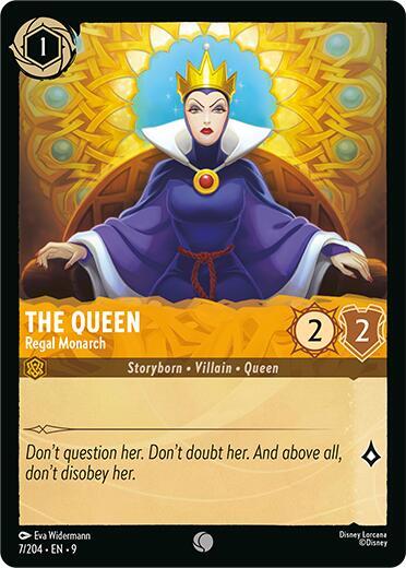 The Queen - Regal Monarch - Fabled Disney Lorcana trading card