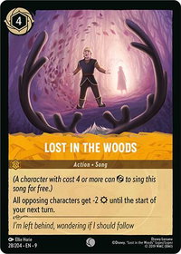 Lost in the Woods - Fabled (9) #28/204 - Common Disney Lorcana Trading Card