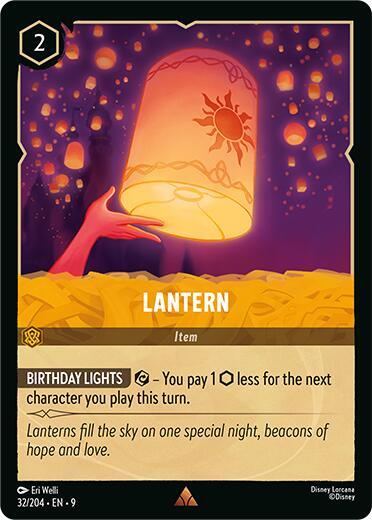 Lantern - Fabled Disney Lorcana trading card