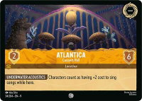 Atlantica - Concert Hall - Fabled (9) #34/204 - Common Disney Lorcana Trading Card