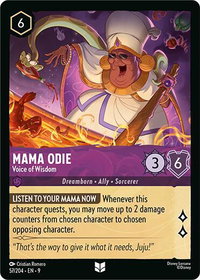 Mama Odie - Voice of Wisdom - Fabled (9) #57/204 - Uncommon Disney Lorcana Trading Card