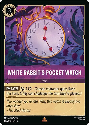 White Rabbit's Pocket Watch - Fabled Disney Lorcana trading card